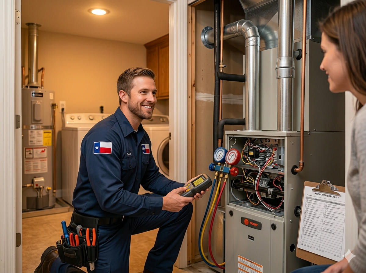 Heating system repair